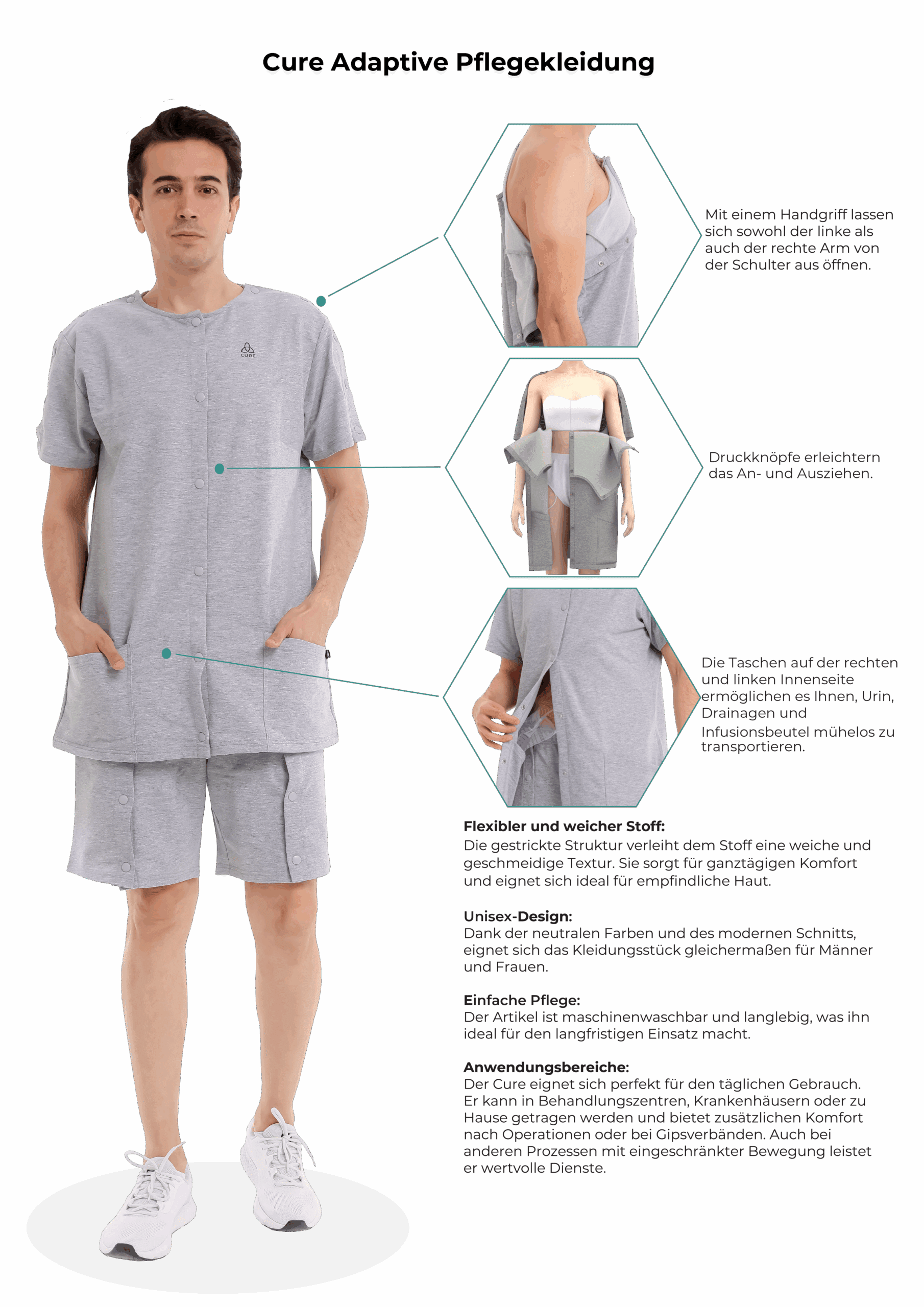 Adaptive Pflegebekleidung